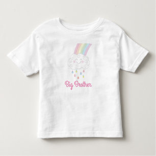 Camiseta De Bebé Espoleta de Baby Shower con lluvia arco iris