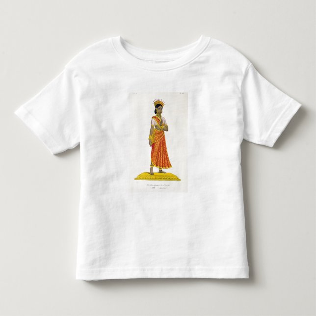 Camiseta De Bebé Esposa de Dirgha de Nirriti, grabada por C. de (Anverso)