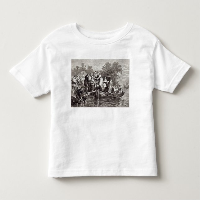Camiseta De Bebé Esposas para los colonos en Jamestown (Anverso)