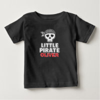 Esqueleto Lindo Pequeño Pirata Personalizado