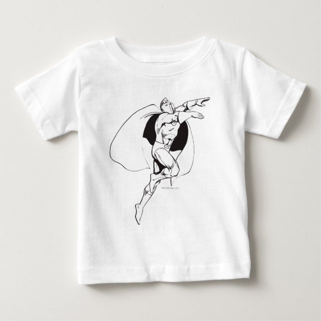Camiseta De Bebé Esquema del Dr. Fate Soaring (Anverso)
