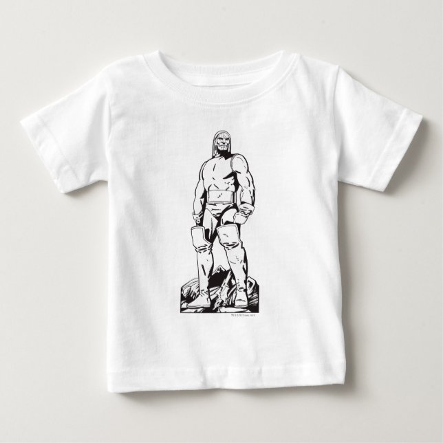 Camiseta De Bebé Esquema oscuro (Anverso)