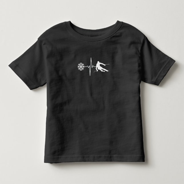 Camiseta De Bebé Esquí (Anverso)