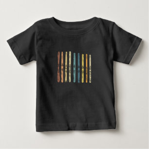 Camiseta De Bebé Esquí - Colección de tablas de esquí