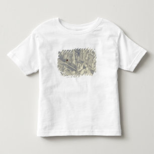 Camiseta De Bebé Esquiador alpino en fantasmas de nieve espesos en