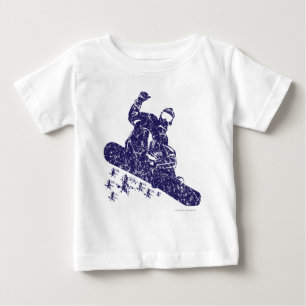 Camiseta De Bebé Esquiador de nieve