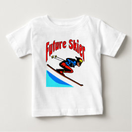 Camiseta De Bebé Esquiador futuro