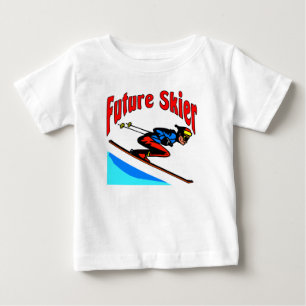 Camiseta De Bebé Esquiador futuro