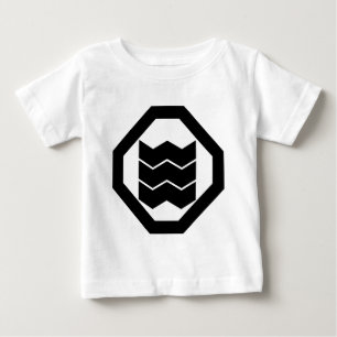 Camiseta De Bebé esquina cortada con tres contracciones