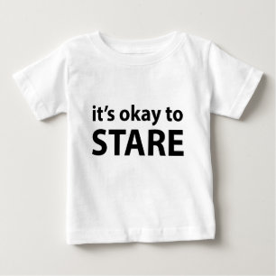 Camiseta De Bebé Está bien mirar