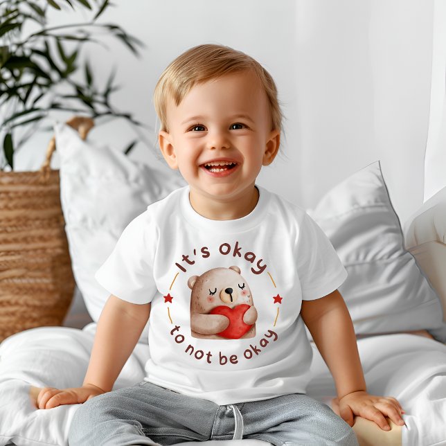 Camiseta De Bebé Está bien no estar bien (Subido por el creador)