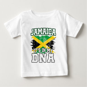 Camiseta De Bebé Está en mi ADN Orgullo jamaiquino El amante de la