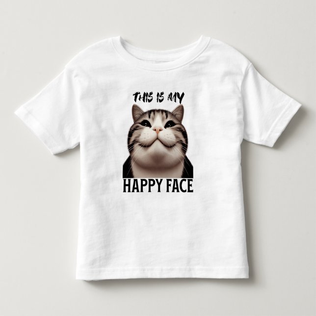Camiseta De Bebé Esta es mi cara feliz (Anverso)