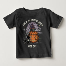 Camiseta De Bebé Esta es mi casa embrujada fuera