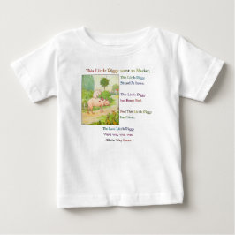 Camiseta De Bebé ESTA PEQUEÑA PIGGÍA - rimas para niños