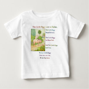 Camiseta De Bebé ESTA PEQUEÑA PIGGÍA - rimas para niños