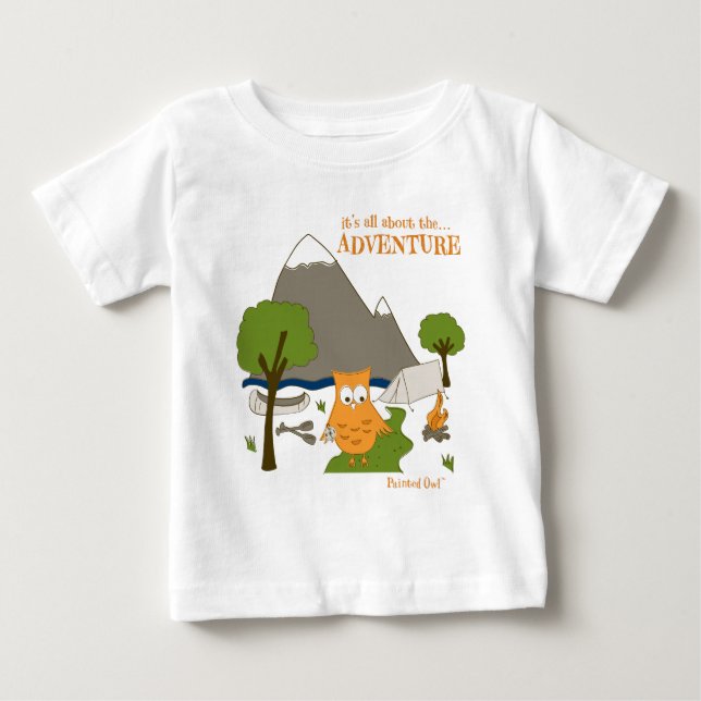 Camiseta De Bebé Está todo sobre la aventura (Anverso)