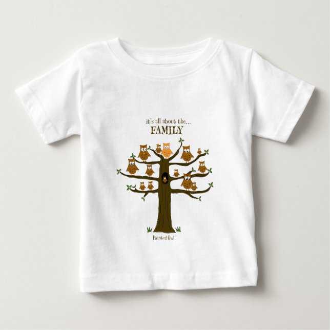 Camiseta De Bebé Está todo sobre la familia (Anverso)