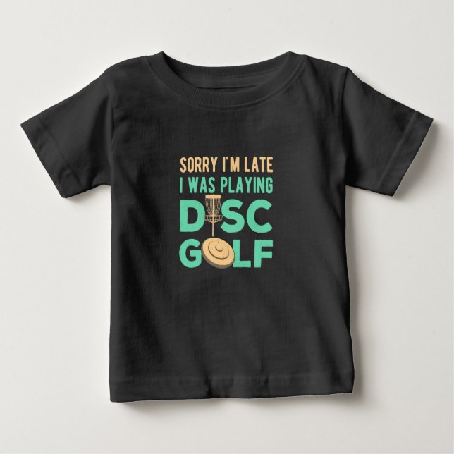 Camiseta De Bebé Estaba Jugando Golf De Disco (Anverso)