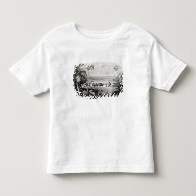Camiseta De Bebé Establecimiento de la bandera (Anverso)