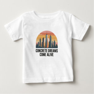 Camiseta De Bebé Estado de ánimo de Manhattan Nueva York