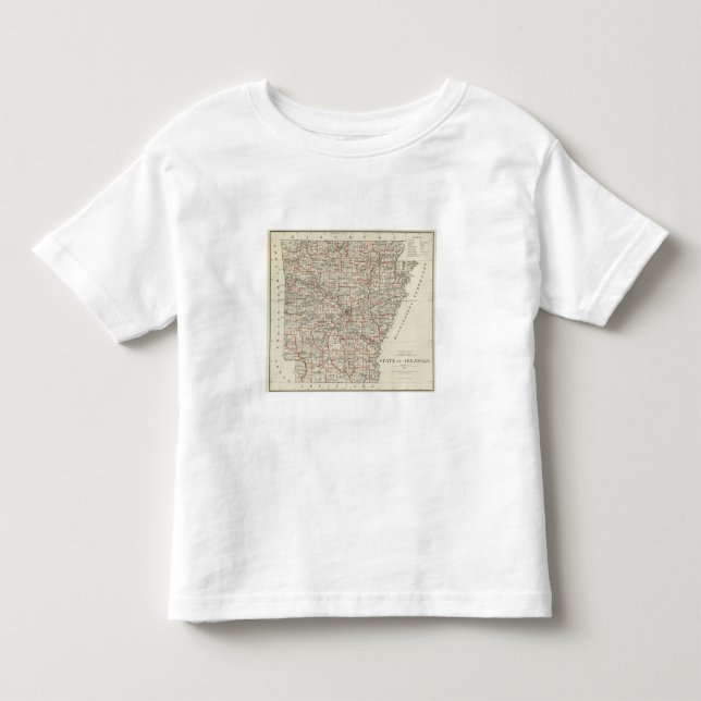 Camiseta De Bebé Estado de Arkansas (Anverso)