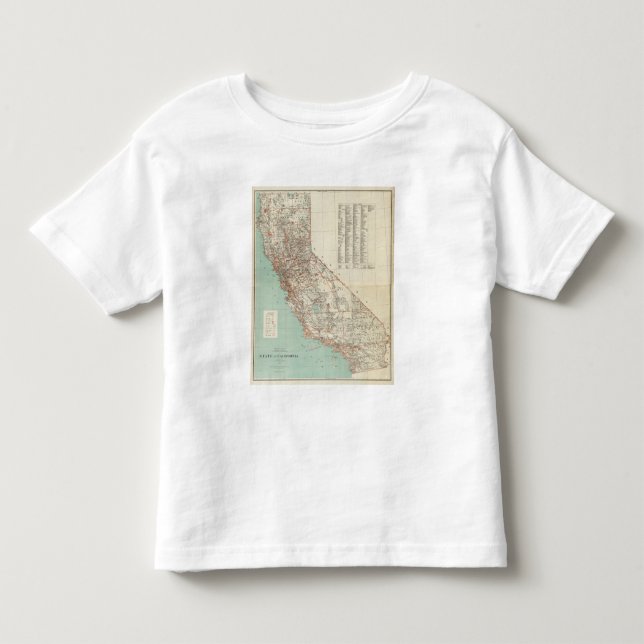 Camiseta De Bebé Estado de California 2 (Anverso)
