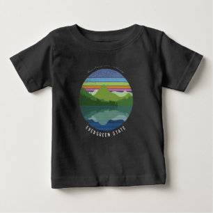 Camiseta De Bebé Estado de Evergreen
