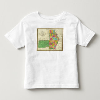 Camiseta De Bebé Estado de Missouri y del territorio de Arkansas