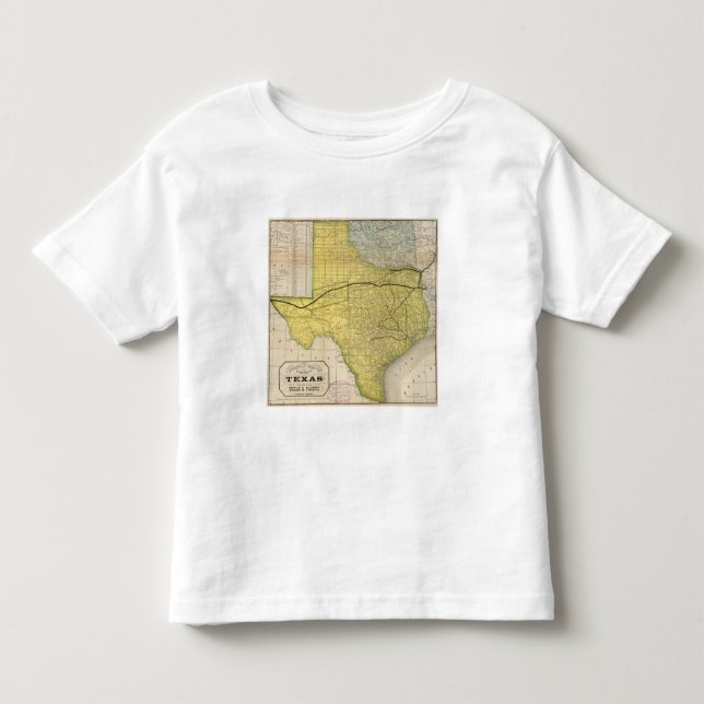Camiseta De Bebé Estado de Tejas 2 (Anverso)