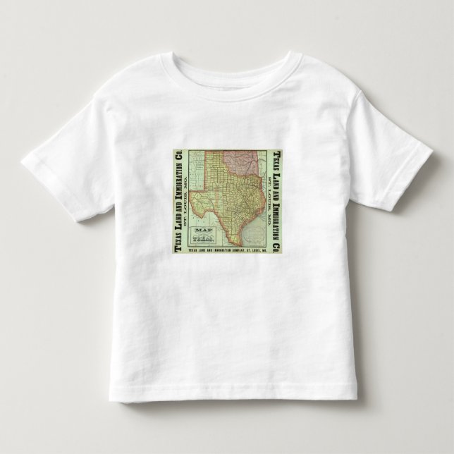 Camiseta De Bebé Estado de Tejas 3 (Anverso)