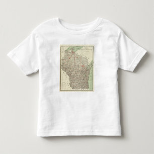 Camiseta De Bebé Estado de Wisconsin