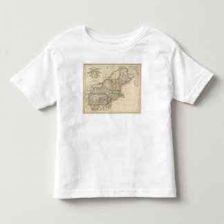 Camiseta De Bebé Estados de Maine, New Hampshire, Vermont