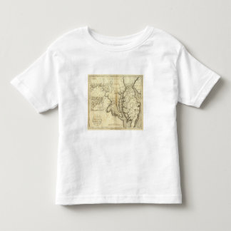 Camiseta De Bebé Estados de Maryland y de Delaware