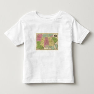 Camiseta De Bebé Estados sureños con la parte del sur de la Florid
