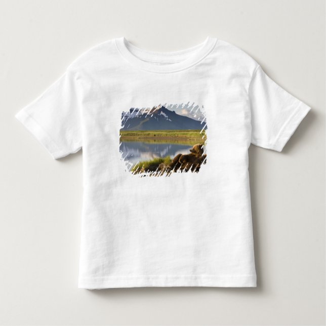 Camiseta De Bebé Estados Unidos, Alaska, Parque Nacional Katmai, Os (Anverso)
