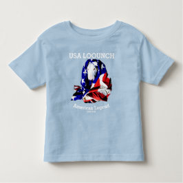 Camiseta De Bebé ESTADOS UNIDOS LOOUNCH, Toddler Tee