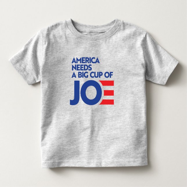 Camiseta De Bebé Estados Unidos necesita una gran copa de Joe (Anverso)
