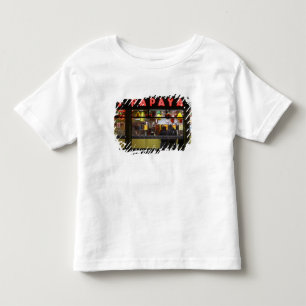 Camiseta De Bebé Estados Unidos, Nueva York. Gray's Papaya: ventana