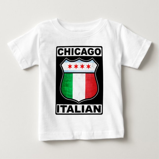 Camiseta De Bebé Estadounidense de Chicago (Anverso)