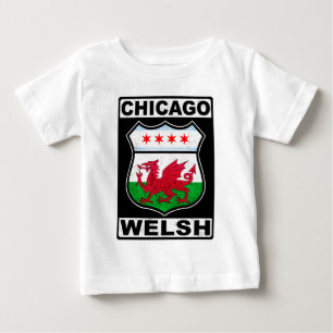 Camiseta De Bebé Estadounidense galés de Chicago