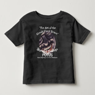 Camiseta De Bebé Estafa con Tarjeta de Crédito el Arte " Donald Tru