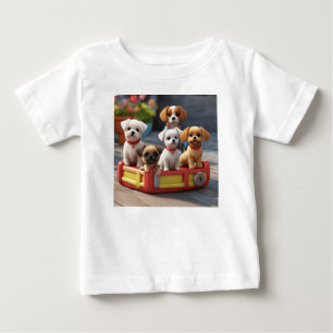 Camiseta De Bebé Estamos Esperando las Golosinas