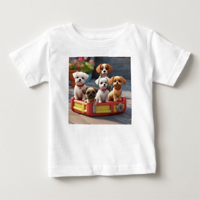 Camiseta De Bebé Estamos Esperando las Golosinas (Anverso)