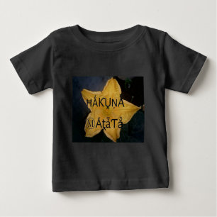 Camiseta De Bebé Estampa artística de Golden Star Hakuna Matata
