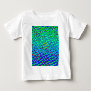 Camiseta De Bebé Estampa de Arte con Motivo de Sirena Azul Italiana