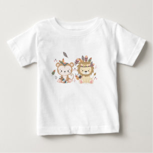Camiseta De Bebé Estampa tribal sin fisuras de nativos americanos d