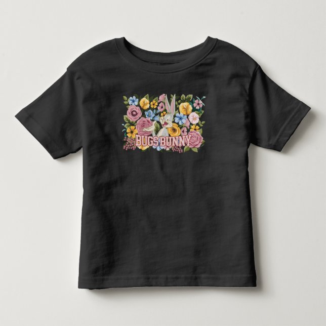 Camiseta De Bebé Estampado de bordado floral de BUGS BUNNY™ (Anverso)