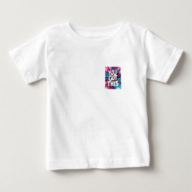 Camiseta De Bebé Estar inspirado - Diseños motivacionales y de mejo (Anverso)