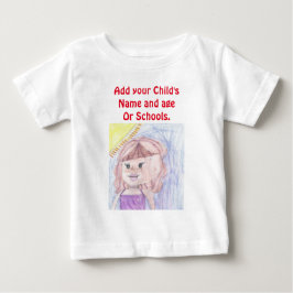 Camiseta De Bebé Estar orgulloso de que su hijo añada obras de arte
